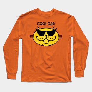 COOL CAT 2 -SOLID GOLD Long Sleeve T-Shirt